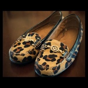GORGEOUS LEOPARD PRINT CALF HAIR LOAFERS